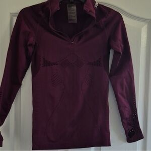 Gym Shark Women’s Long-Sleeve Athletic Top - Deep Plum